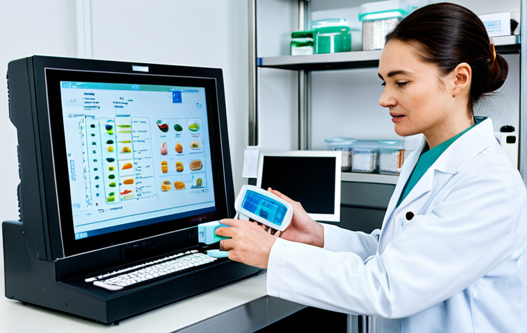 **
"A modern food packaging laboratory, with scientists in lab coats examining innovative food packaging. Close-up on a package with integrated sensors displaying freshness data on a digital screen. Background includes lab equipment and charts. Focus on technology and innovation. Fully clothed, appropriate content, safe for work, perfect anatomy, natural proportions, professional, family-friendly, high quality."
**